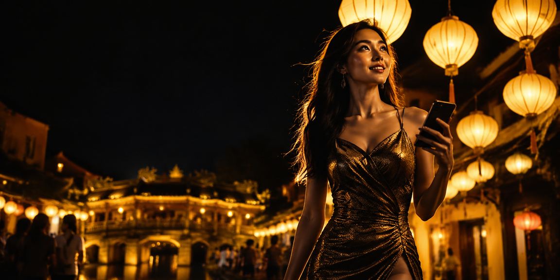 Người chơi tận hưởng không khí thể thao lành mạnh tại Hội An về đêm